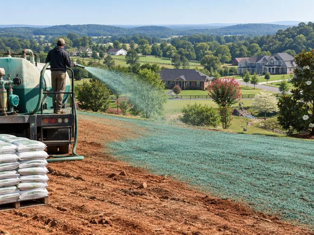 New Lawn Hydroseeding in Nashville, TN